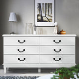 KUBI Lowboy chest of drawers White