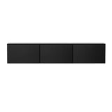 Hugo Entertainment Unit 200cm Black High Gloss