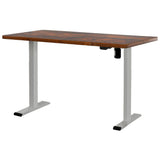 Standing Desk Motorised Rustic Brown & Grey