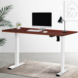 Standing Desk Motorised 140CM Rustic Brown