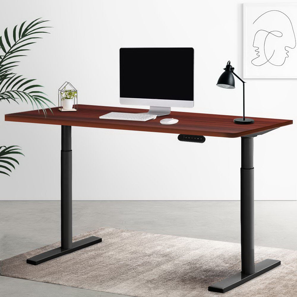 Standing Desk Motorised Rustic Brown