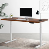 Standing Desk Motorised 140CM Rustic Brown