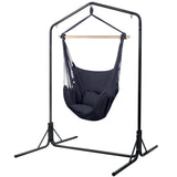 Gardeon Outdoor Hammock Chair with Stand Swing Hanging Hammock with Pillow Grey