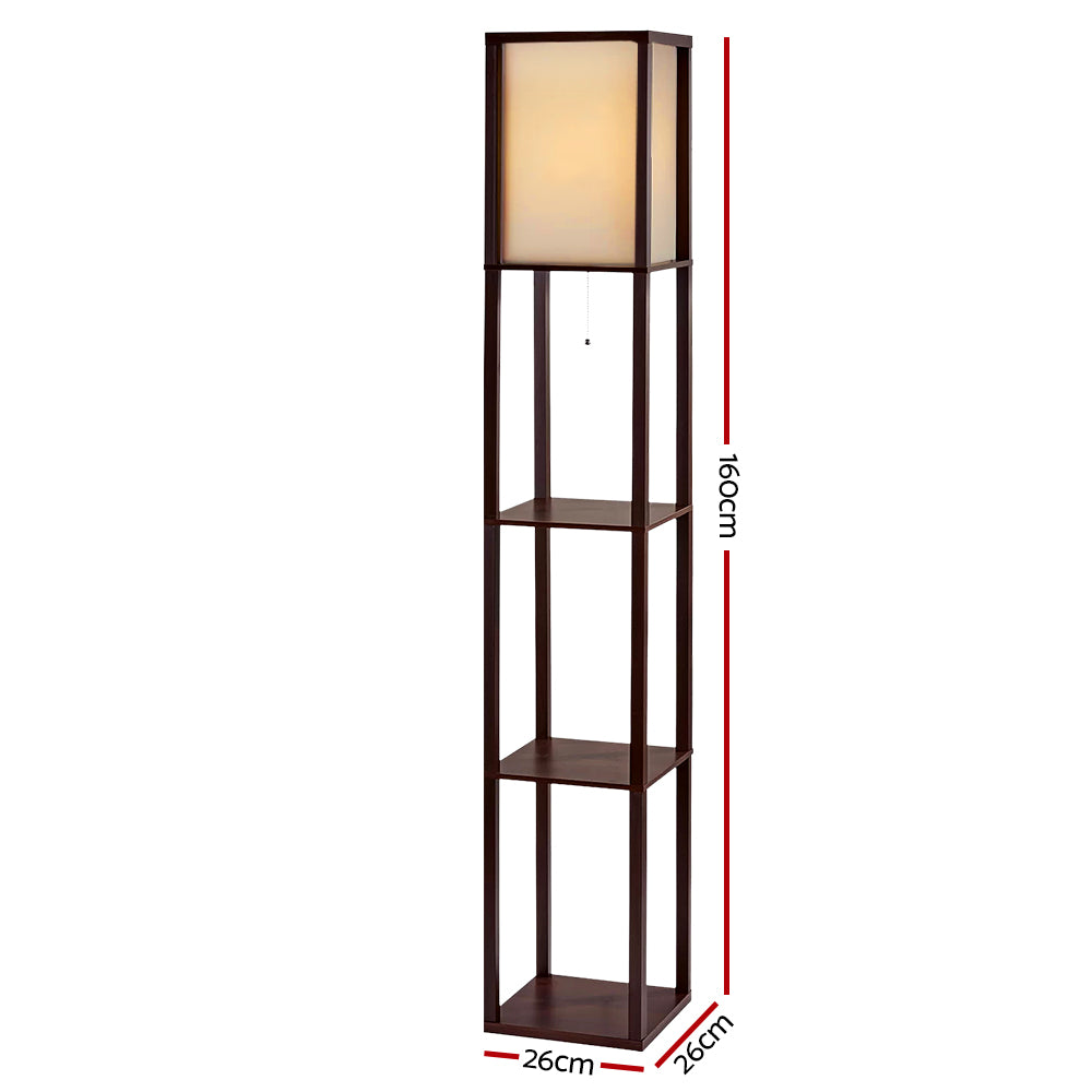Shelf Floor Lamp Open-Box Structure 3 x Shelves