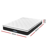 Giselle Bedding 21cm Mattress Euro Top Double