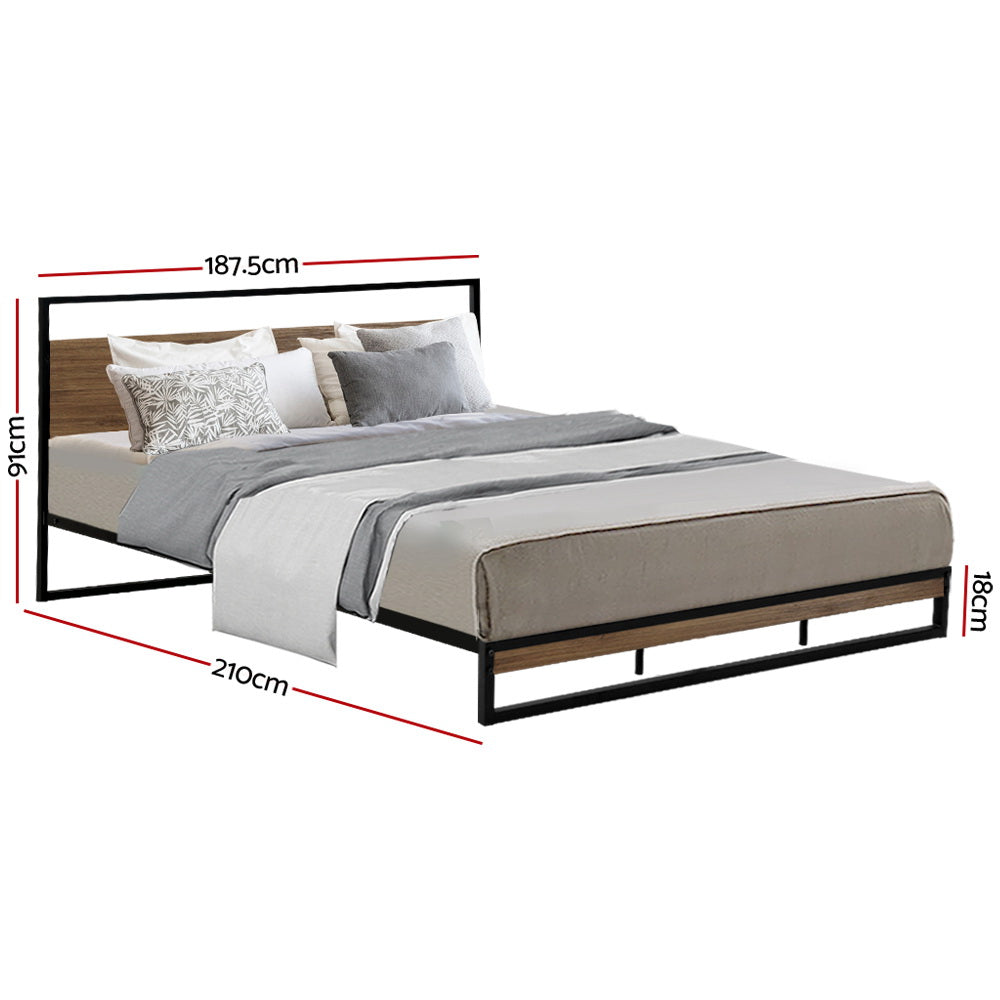 Dane Metal Bed Frame - King Single