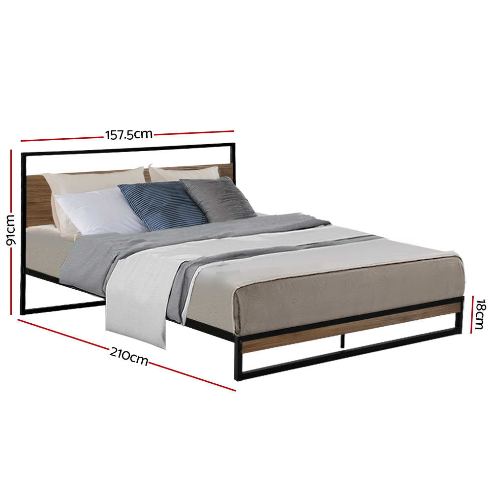 Queen Bed Frame - Black - Dane