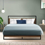 Queen Bed Frame - Black - Dane