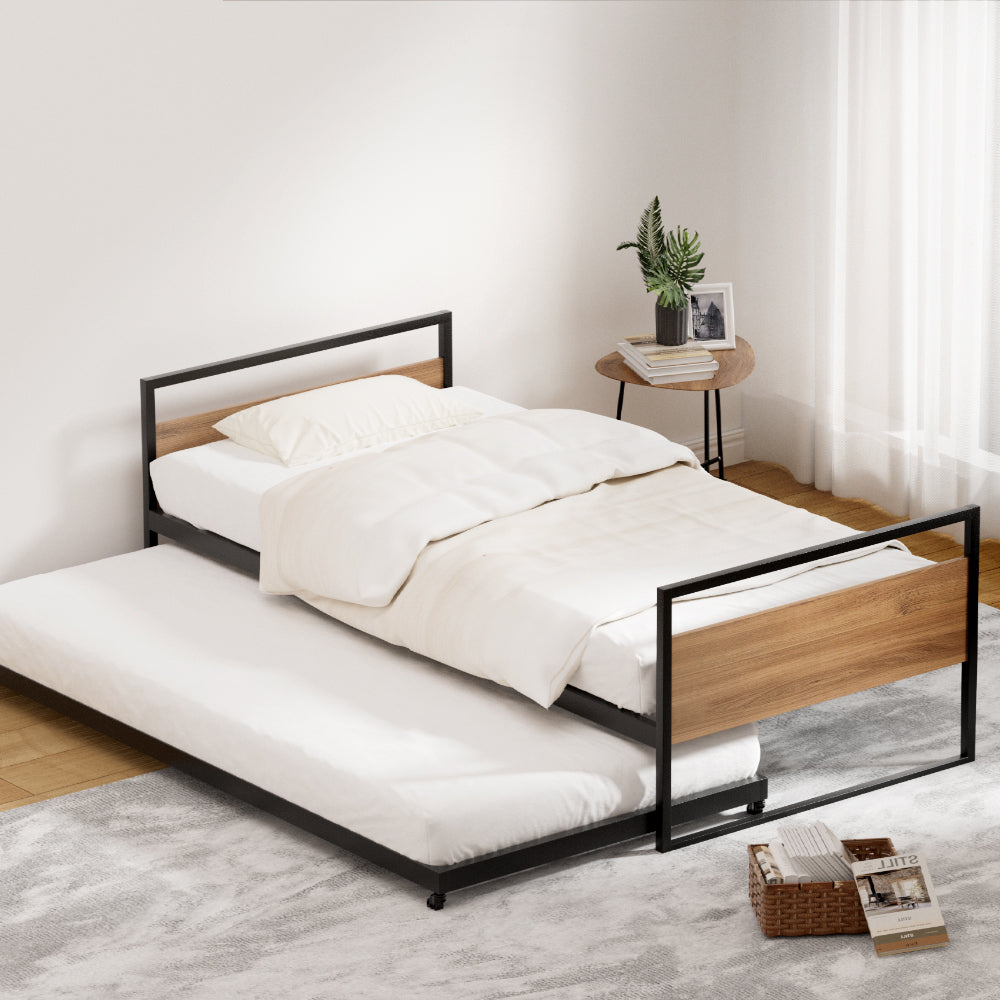 DEAN Single Trundle Bed Frame