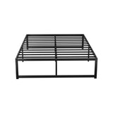 Tino Black Metal Bed Frame - Double Size