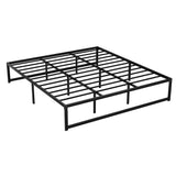 Tino Bed Frame -  King Size Black Metal