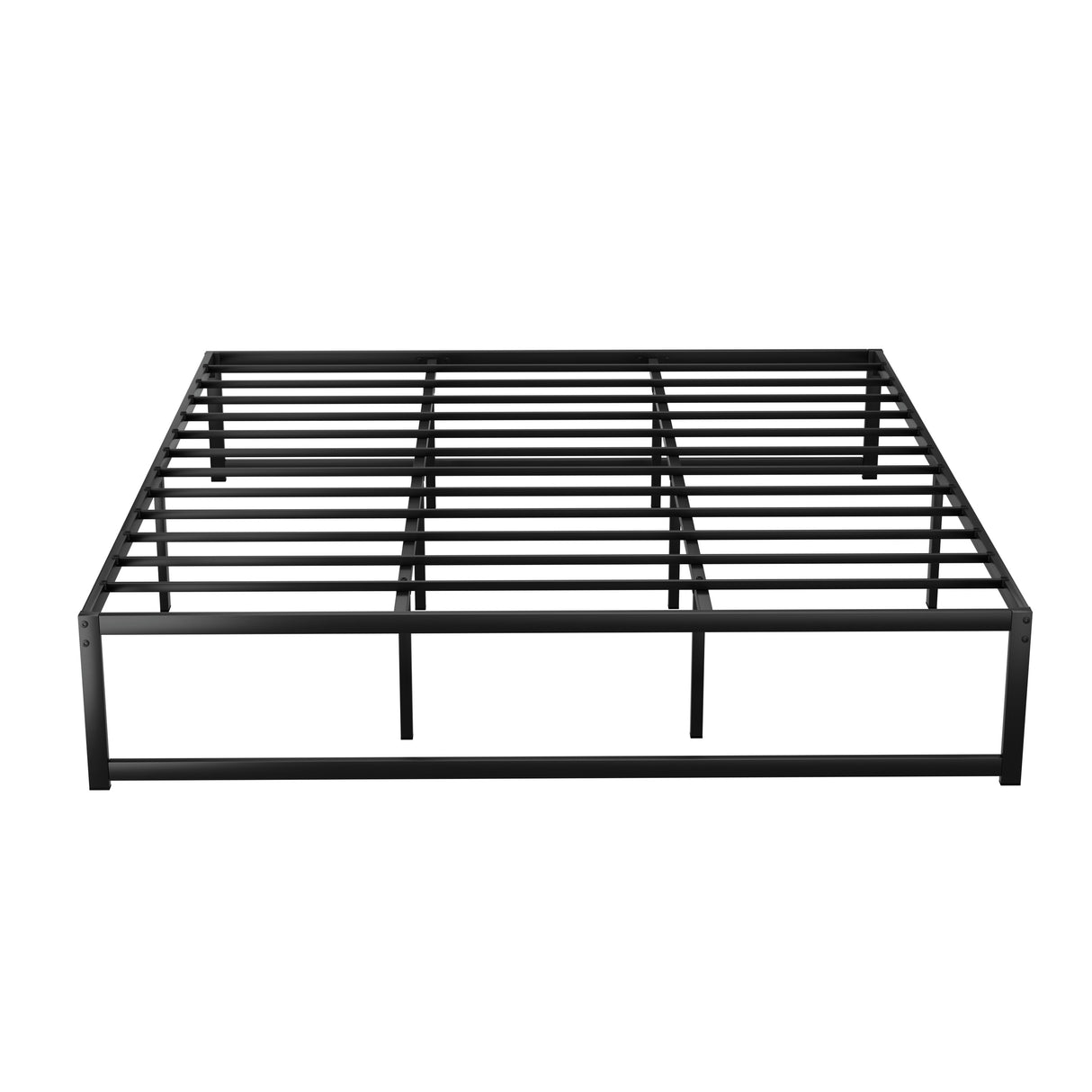 Tino Bed Frame -  King Size Black Metal