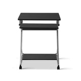 Computer Desk with Shelf Black