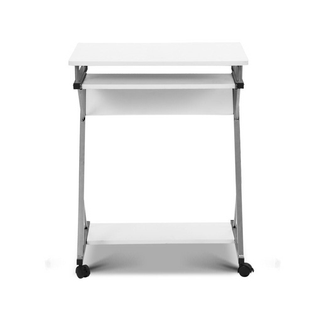 Computer Desk Bookshelf White