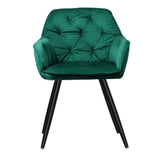 Green Valisa Dining Chairs x 2