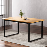 Eli Dining Table 150cm Pine & Black