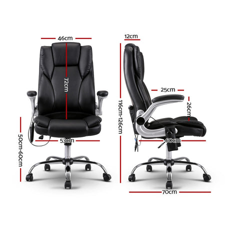 Kuro Massage Office Chair Black