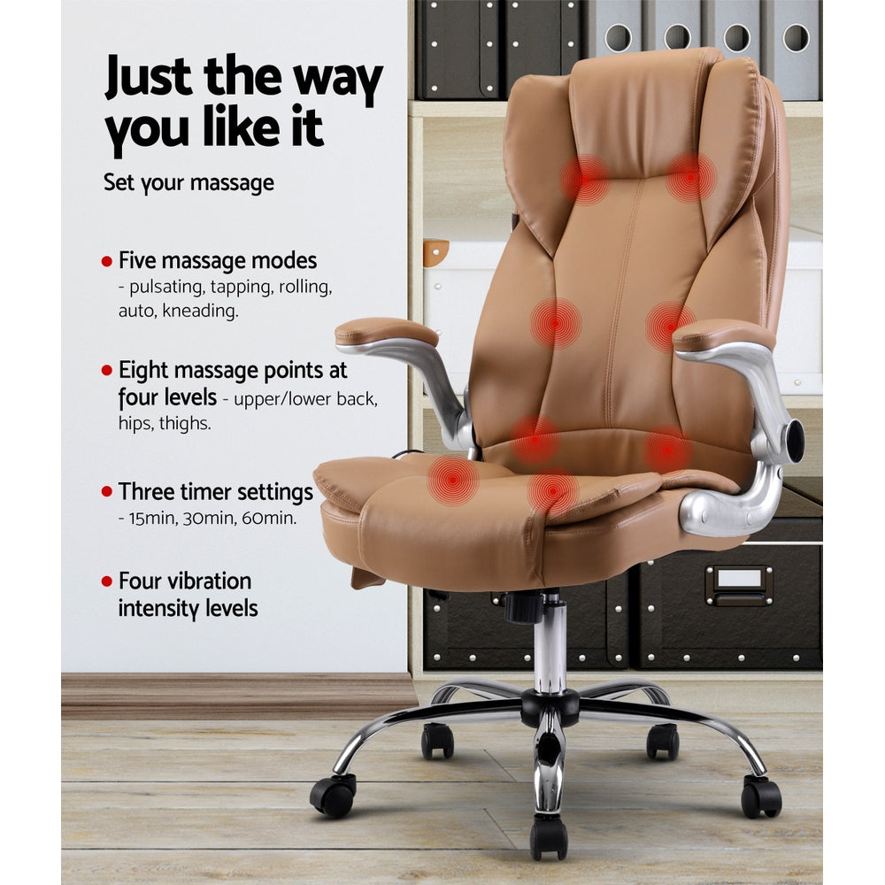 Kuro Massage Office Chair Espresso