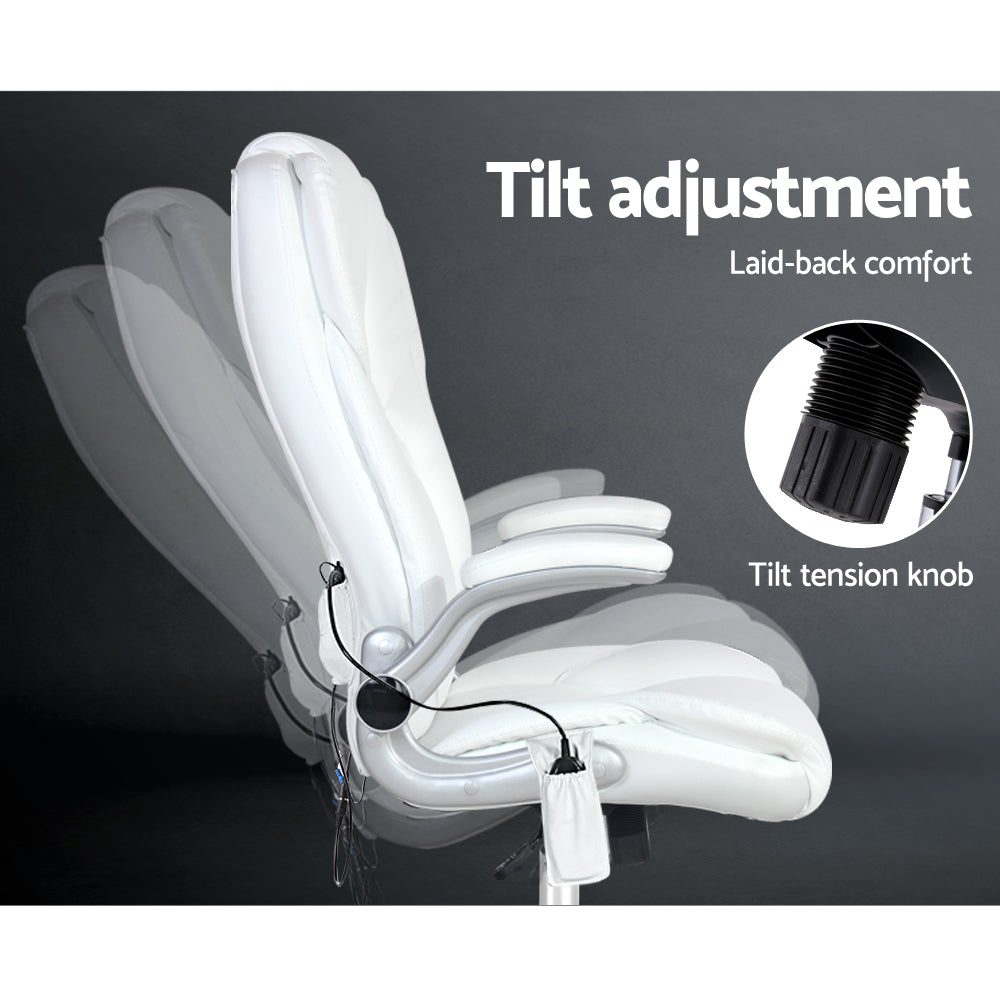 Kuro Massage Office Chair White