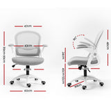 Galene Office Chair Grey & White