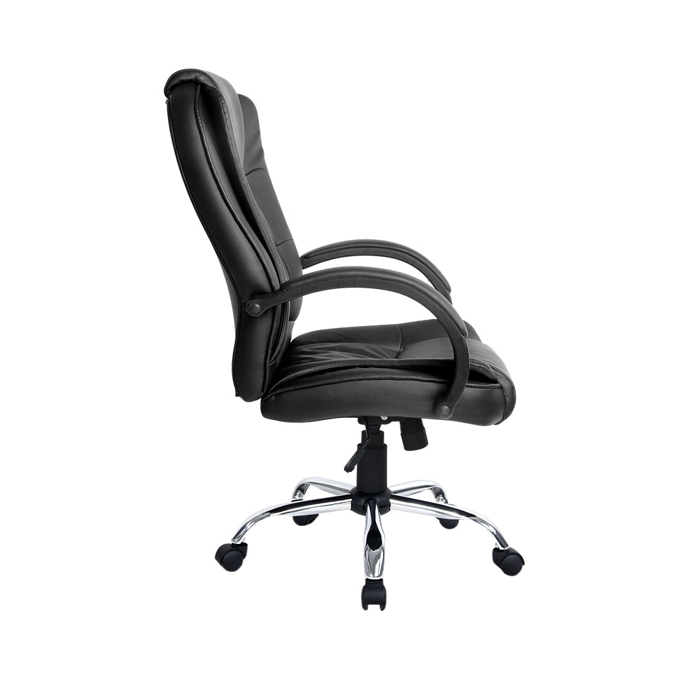 Office Chair S-Shape High Back Black