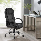 Office Chair S-Shape High Back Black