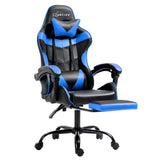 Comfy Office Chair Blue & Black