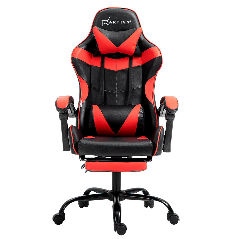 Comfy Office Chair Red & Black