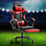 Comfy Office Chair Red & Black