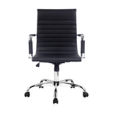 Office Chair Chrome & Black