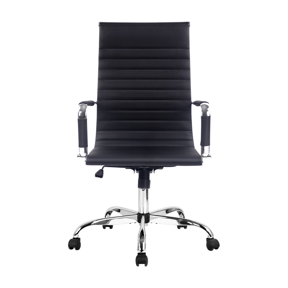 Office Chair Black & Chrome