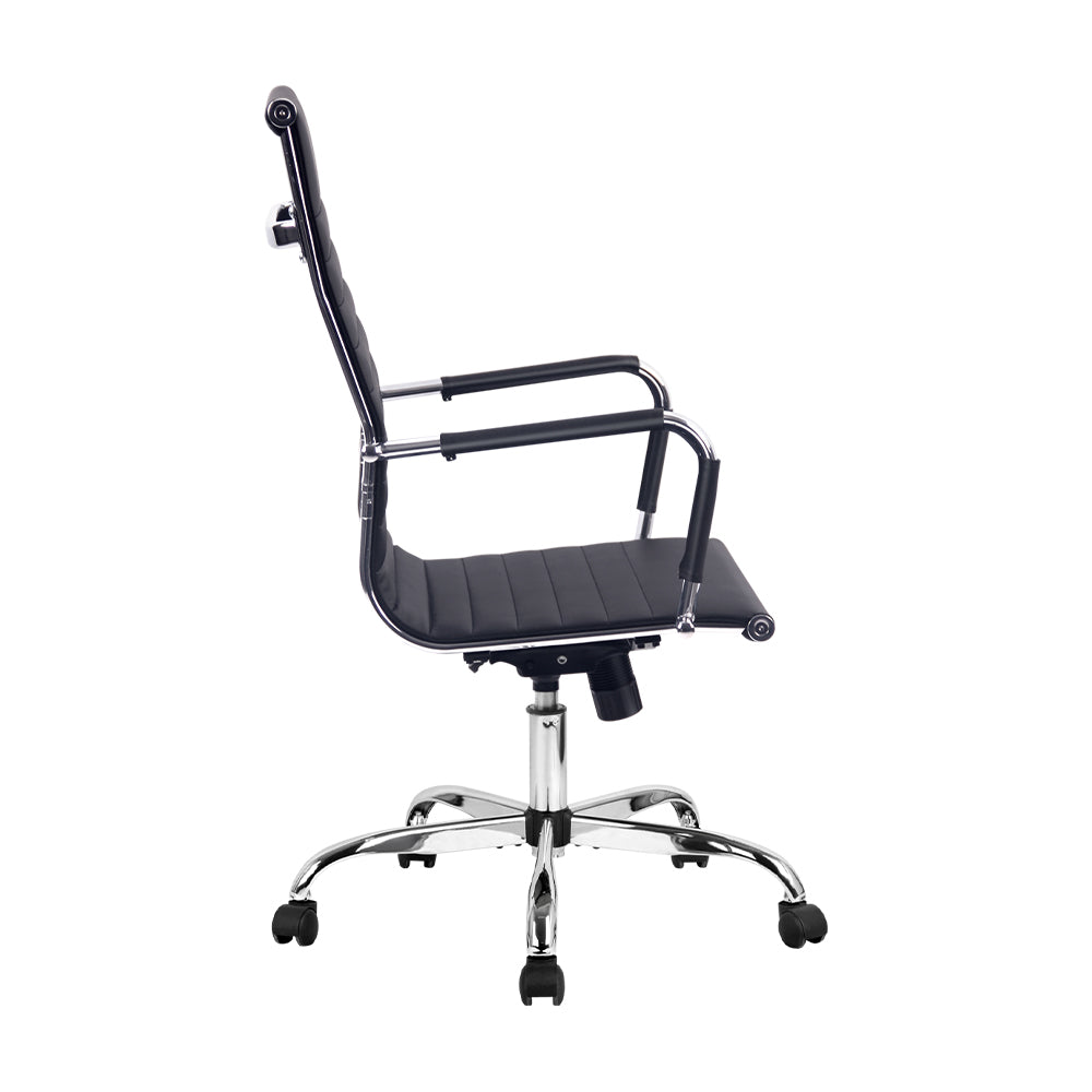 Office Chair Black & Chrome