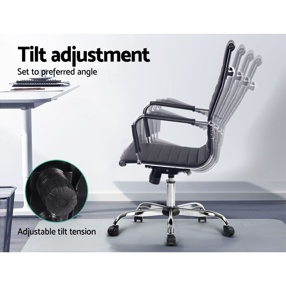 Office Chair Black & Chrome