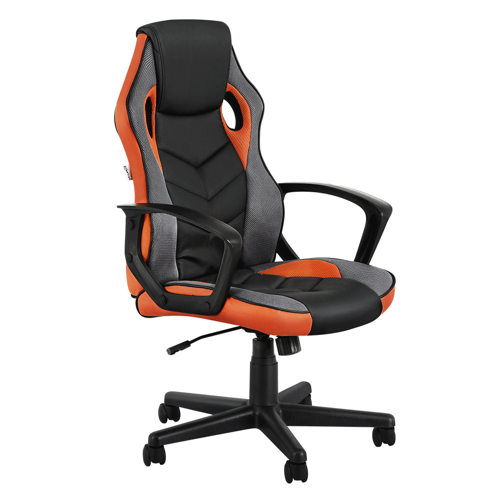 Orange Accent Gaming Chair