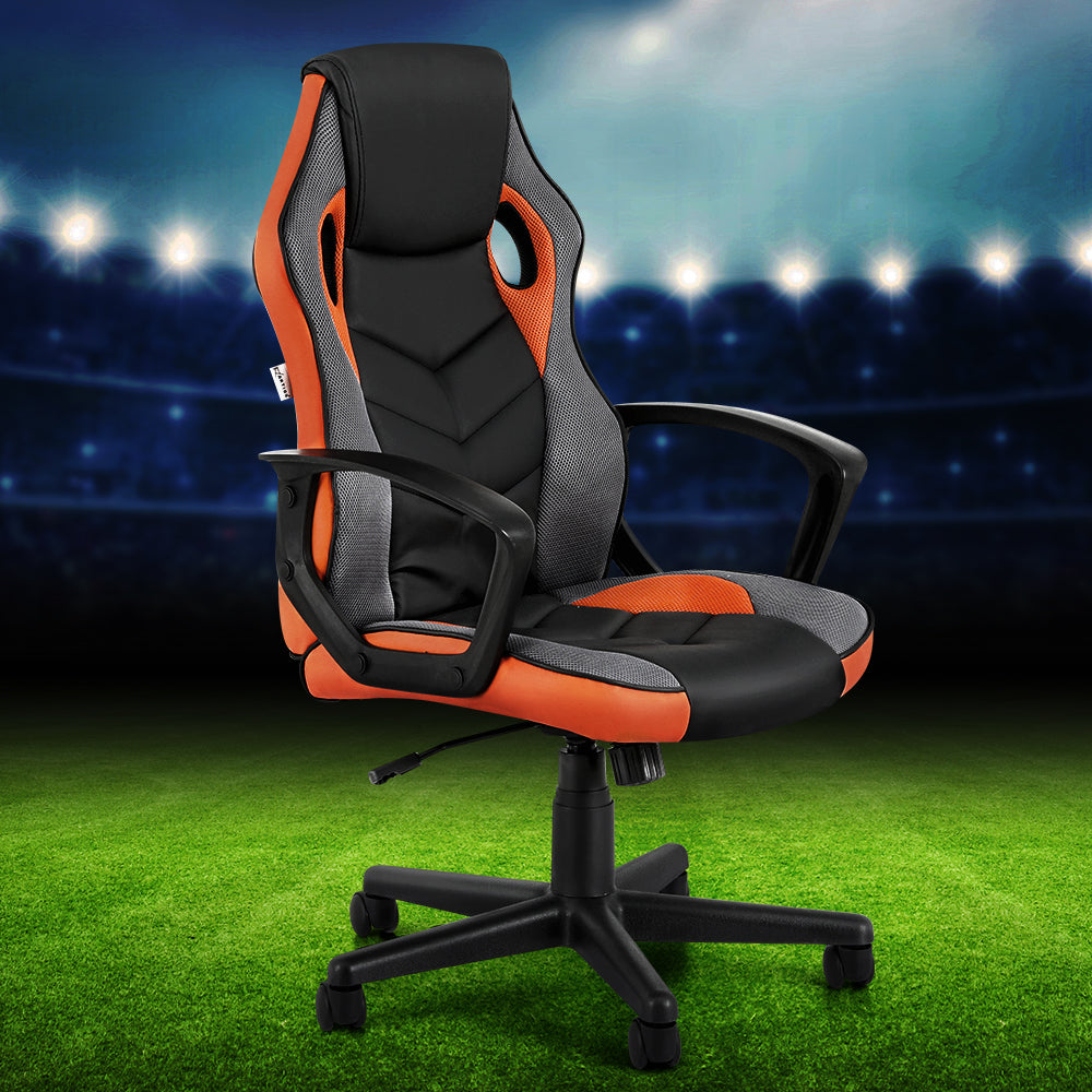 Orange Accent Gaming Chair