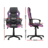 Purple Accent Gaming Chair