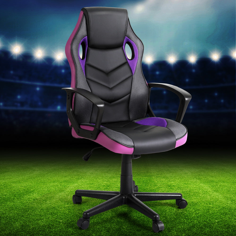 Purple Accent Gaming Chair