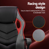 Red Accent Gaming Chair