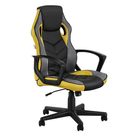 Yellow Accent Gaming Chair