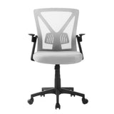 Nile Contoured mid-back Grey Office Chair