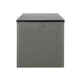 Gardeon Outdoor Storage Box 680L Container Lockable Garden Bench Tool Shed Black