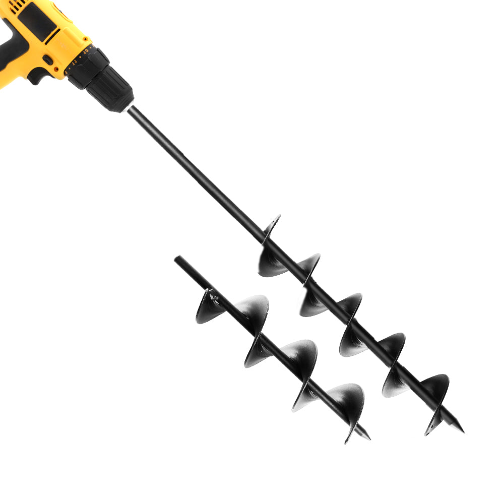 Giantz Power Garden Spiral Auger Hole Digger Earth Drill Bit Φ75x300 & 600mm