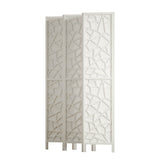 6 Panel White Room Divider