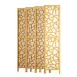 8 Panel Room Divider Screen Natrual