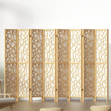 8 Panel Room Divider Screen Natrual