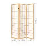 wooden 3 panel room divider