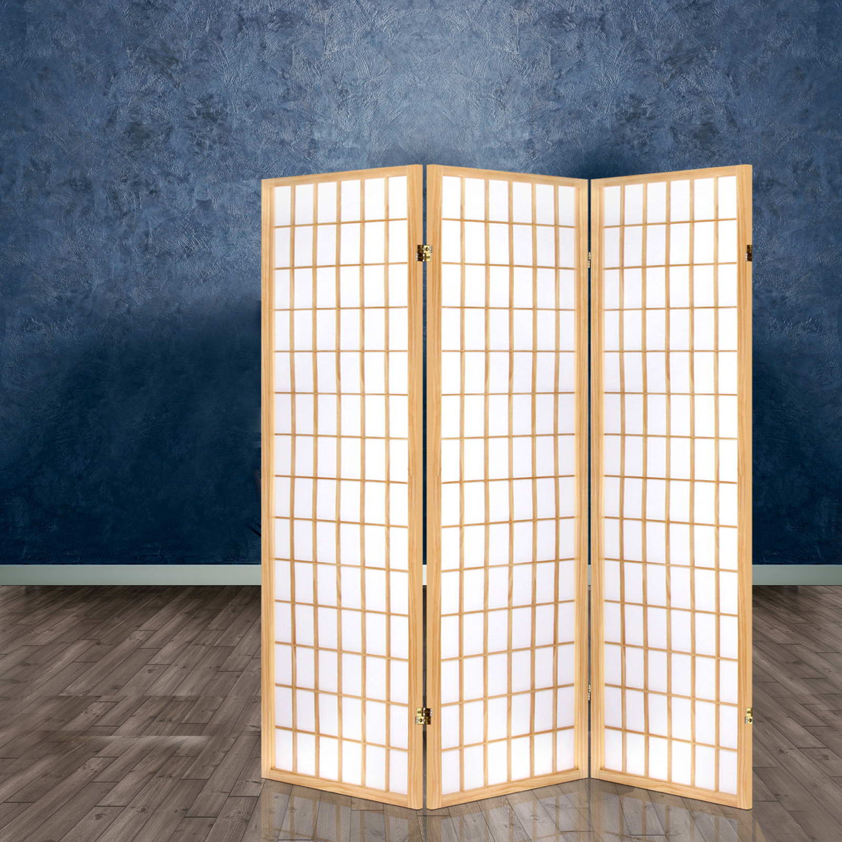 wooden 3 panel room divider