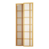 3 Panel Room Divider Screen 132x178.5cm Natural