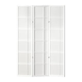 3 Panel Room Divider Screen 132x178.5cm White