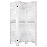 white panel room divider